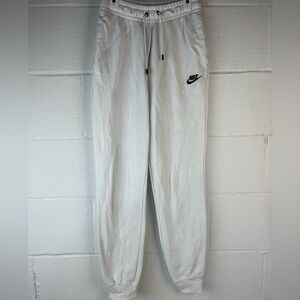 Nike White Jogger Sweatpants, XS